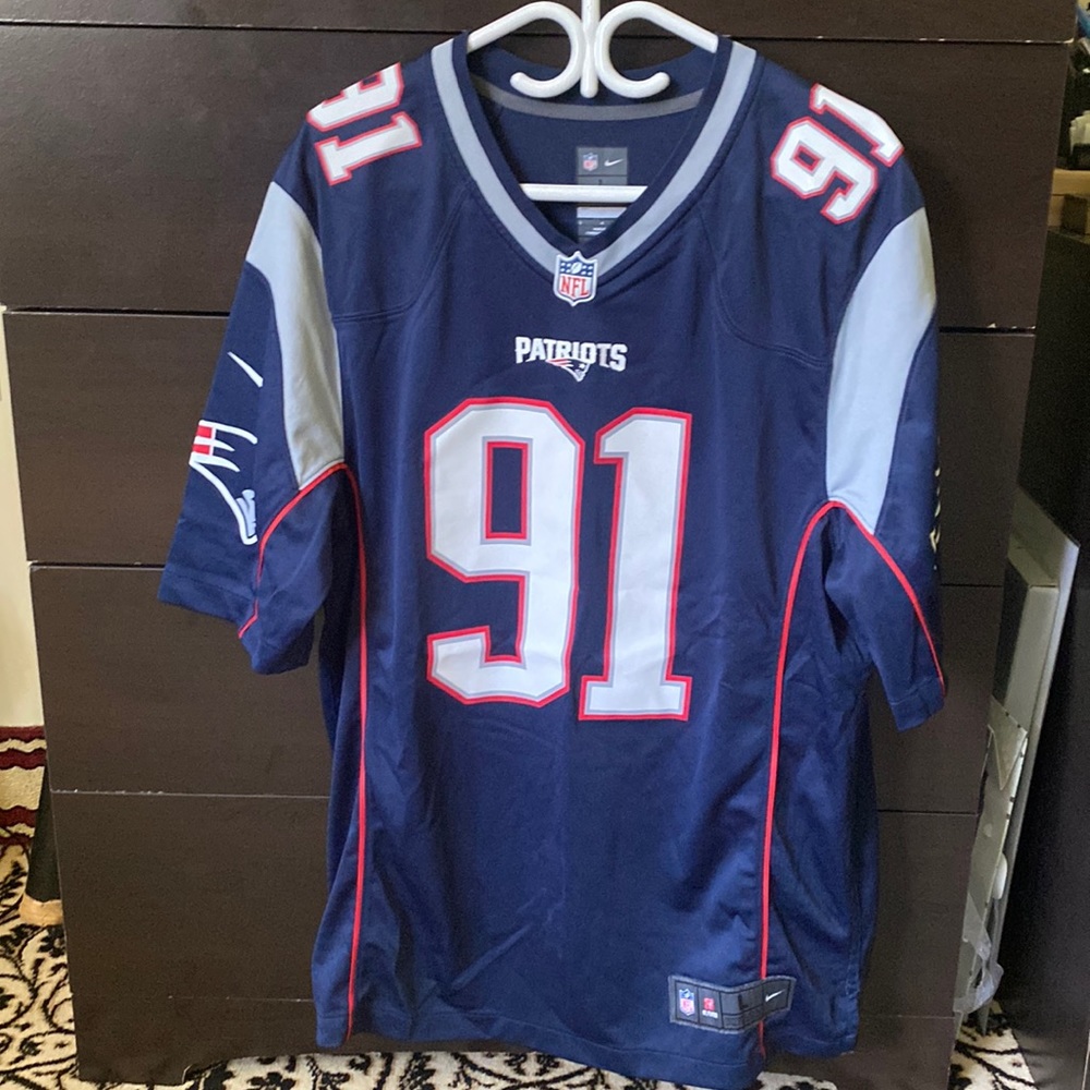 BRAND NEW! Men’s New England Patriots Jersey size Large